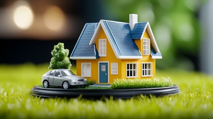 Poster - Seamless Real Estate Platform Interface, modern design, user-friendly layout, intuitive navigation, vibrant colors, engaging visuals, property listings showcased.