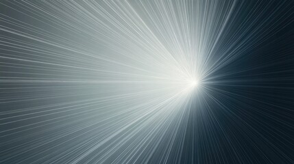 Poster - abstract background featuring a light burst with an explosion of rays presented as a line art illust