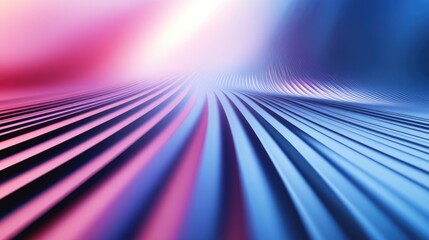 Poster - Line art illustration featuring diagonal lines creating a blurred effect with elongated distortion in the background