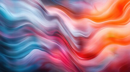 Poster - Abstract multicolor background featuring line art illustration with dynamic motion blur effects