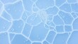 © methinee - Glacial Ice Formation with Intricate Bubble Patterns, frozen bubbles, winter wonderland, icy terrain