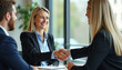© Leah - Business Deal, Handshake, Success and Collaboration