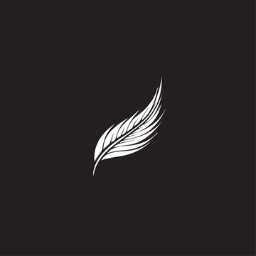 Quill In cartoon, hand-drawn flat style. image for social media, websites and UI. Isolated 2D vector design in logo, icon, sketch style, simple line vector, single color. AI Generative Art.