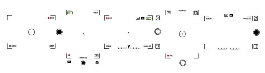 Application interface for photo and video recording with adjustable settings, including zoom, timer, and streamlined design for better control.