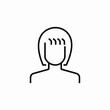 © Rufat - female haircut icon sign vector