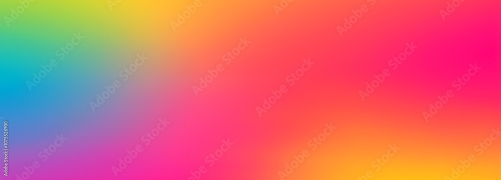 A vibrant rainbow gradient background with soft gradients and a blurred ...