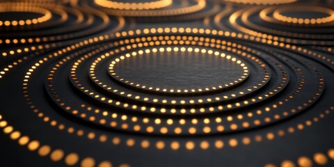 Poster - This illustration shows quantum entanglement with interlocking circles and lines, highlighting the infinite connections between particles and ideas, reflecting their complexities and interactions
