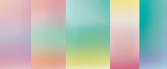 Wall Mural - Vibrant Pastel Gradient Background with Blurred Textures for Modern Banner Design