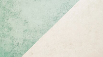 Poster - Divided diagonally, the textured background showcases contrasting pastel hues, creating a visually appealing backdrop perfect for various design applications
