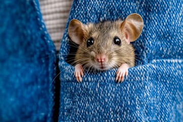 Adorable pet rat interacting with humans, showcasing their playful, curious, and gentle nature.