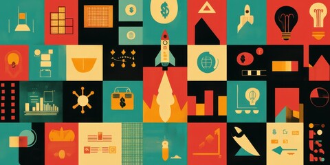 Poster - Abstract Business Illustration.
