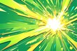 © Uliana - Intense comic book-style background featuring vibrant green and yellow speed lines, creating a high-energy motion effect for dynamic and action-packed designs..