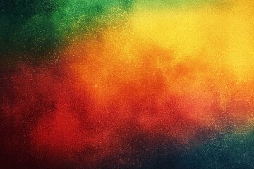 Poster - Vibrant Rainbow Gradient Background with Grainy Texture