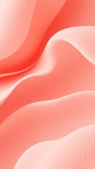 Wall Mural - Abstract background with soft peach fuzz colored waves, abstract, texture, curve