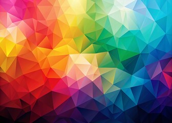Poster - Polygonal Abstract Background for Business Design with Triangles - Perfect for Posters, Banners, Cards, and Flyers Showcasing Geometric Creativity and Modern Aesthetics