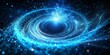 © Triple P - A swirling vortex of celestial particles, luminous and vibrant, evoking a sense of cosmic wonder and the boundless expanse of the universe.