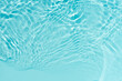 © Water 💧 Shining 📸 - Blue water with ripples on the surface. Defocus blurred transparent blue colored clear calm water surface texture with splashes and bubbles. Water waves with shining pattern texture background.