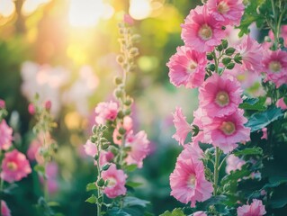 Sticker - Field of Pink Flowers