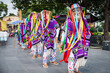 raditional dance of the old men in the main square of Morelia, Mexico