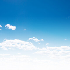 Wall Mural - clear sky and clouds