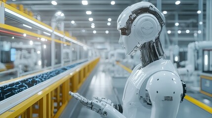 Poster - Robot in Modern Factory Environment