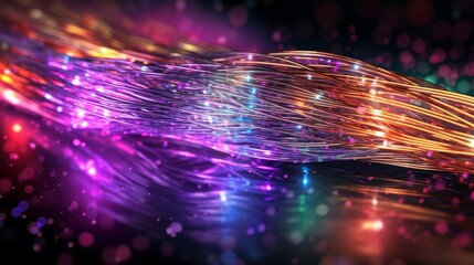 Fototapete - Abstract Colorful Lights