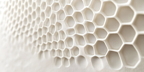Poster - Abstract Honeycomb Texture 