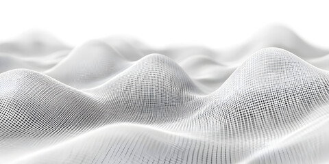 Poster - abstract white wave texture: a mesmerizing abstract background with a white, textured wave pattern, 
