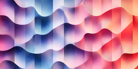 Poster - Abstract Waves of Color: A mesmerizing abstract background image featuring a hypnotic pattern of swirling, vibrant colors. The dynamic interplay of blue, pink.