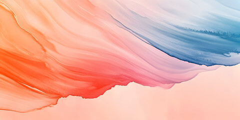 Poster - Abstract Watercolor Flow:  A mesmerizing blend of vibrant colors, creating an ethereal and calming abstract background. Perfect for design projects, social media, or creating a serene atmosphere. 