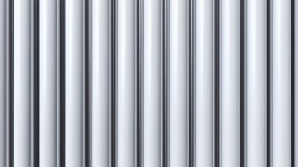 Poster - Sleek metallic columns with a reflective surface, creating a modern and industrial aesthetic.