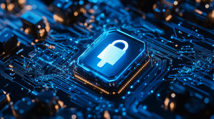 Fototapete - Cybersecurity experts testing new quantum-resistant algorithms to protect critical business infrastructure from future quantum threats