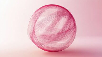 Poster - Abstract Pink Vector Design with Flowing Lines