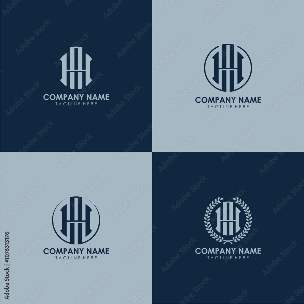Ha Initals The HA initials logo that can be used for various types of businesses ...