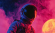 © VGX Ultra - Exploring the Cosmos: Astronaut Amidst Nebula and Celestial Bodies