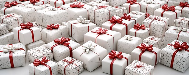 Poster - Christmas sale + discount + retail, mall decorations, in-store sales, Christmas trees, gift displays