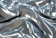 © wafi - reflective wrinkled metallic swirl foil pattern cloth chrome oil shiny texture lake fluid gradient fashion spectrum artistic neon luxury silver mercury