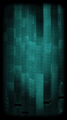 Wall Mural - A looping digital style screen background with green data glitch and interference effects.

