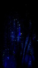 Wall Mural - A background or overlay texture of distorted digital glitch effects.