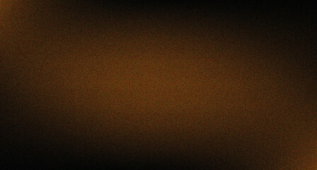 Wall Mural - grainy brown wave on black abstract background