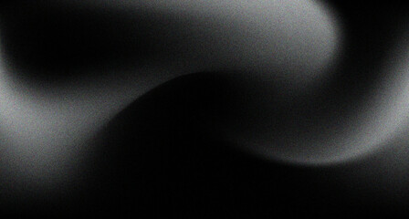 Wall Mural - abstract dark grey black grainy gradient seamless background for design