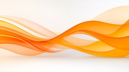 Aufkleber - Mesmerizing abstract smoke swirls in warm shades of orange and yellow creating fluid flowing curves that exude a sense of sophistication allure and elegance