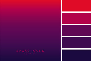 Wall Mural - vibrant purple pink geadient background vector design, with color palette