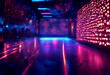 © wafi - night club blue gels immersive lighting pulsating concept energy dynamic music electric