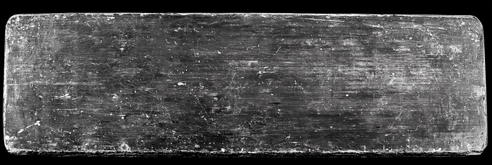 Poster - weathered metal surface texture with dark background