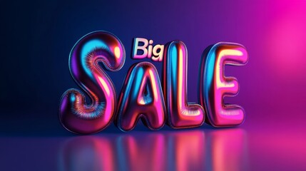 Poster - Vibrant 3D editable 