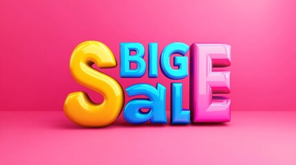 Poster - Vibrant 3D editable 
