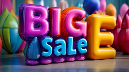 Poster - Vibrant 3D editable 