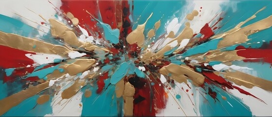 Wall Mural - Abstract and colorful background image