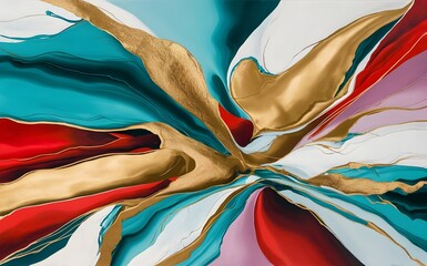 Wall Mural - Abstract and colorful background image